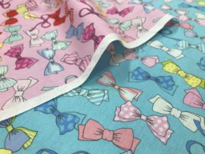 女の子向けの入園入学グッズ制作にオススメ♪可愛いリボンの生地「many